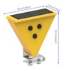 Aolyty Solar Warning Light, LED Flashing Safety Light Reflective Sticker,