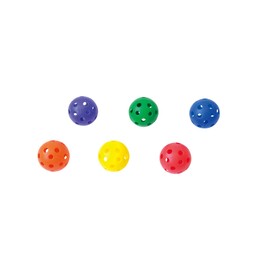 Toei Light Soft Plastic Ball 72 B-6083 Red, Blue, Yellow, Green, Purple, Orange (Approx.) Diameter 2.8 inches (7.2 cm)