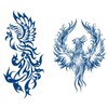 Temporary Phoenix Tattoo Bird Tattoo Semi-Permanent Tattoo GZ942 944 2