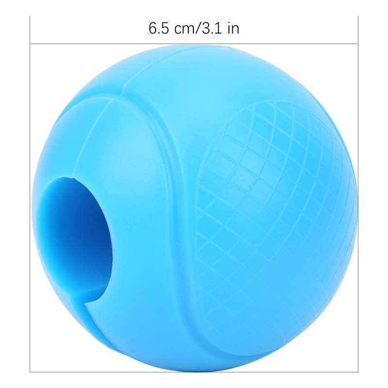 2pcs Barbell Grips Round Thick Silicone Dumbbell Adapter Balls Barbell