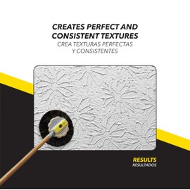 ToolPro 8-Inch Horse Hair Stipple Brush – Professional Texture Brush for Drywall and Ceiling Finishing