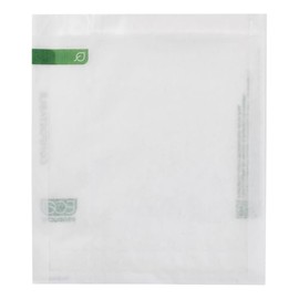 Eco-Products Renewable & Compostable 6" Dry Wax Sandwich Bags, White Paper, Case of 2000 Bags, No-Added PFAS, Moisture Protection, Made with Renewable Resources, BPI-Certified