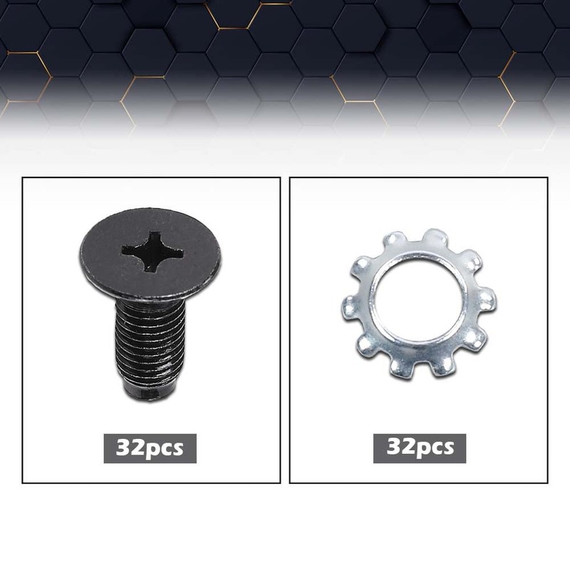 PIT66 Door Hinge Screw Kit Compatible with Ford Pickup Truck