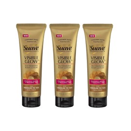 Suave Visible Glow Self Tanning Lotion, Pack of 3