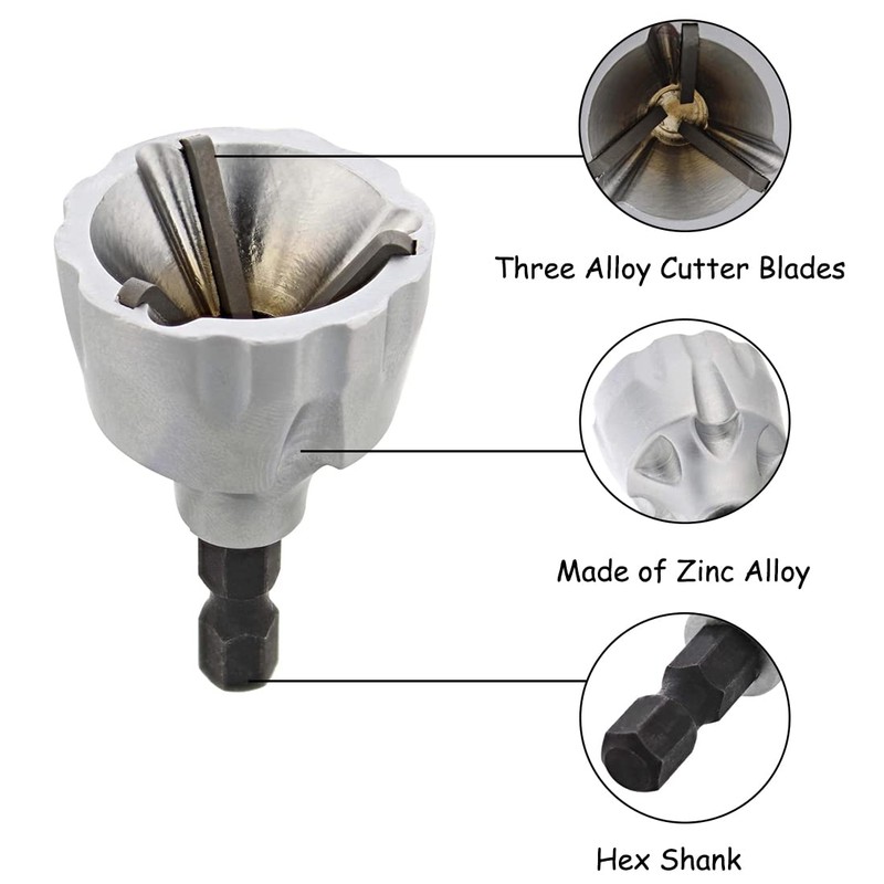 SeonFook Deburring External Chamfer Tool Bolt Thread Repair Tool Screw