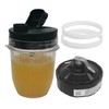 Replacement Flat Milling blade and 12oz cup with spout lid,Compatible