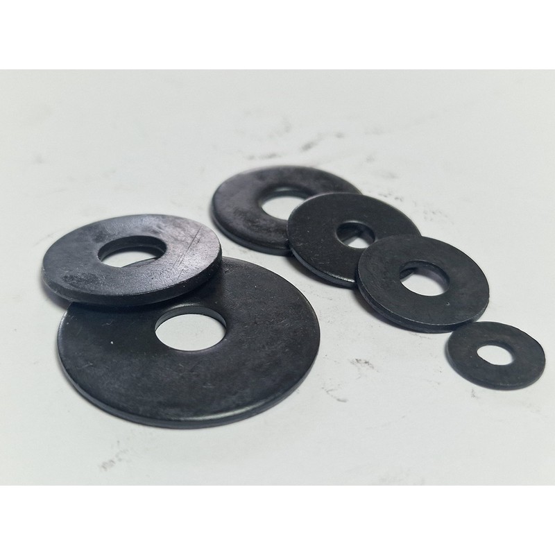 Black Stainless Steel Penny Washers Blackened Washer (10, M6 x