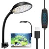 Aquarium Light, Small, USB Clip Light, 7 W, 4 Colors,
