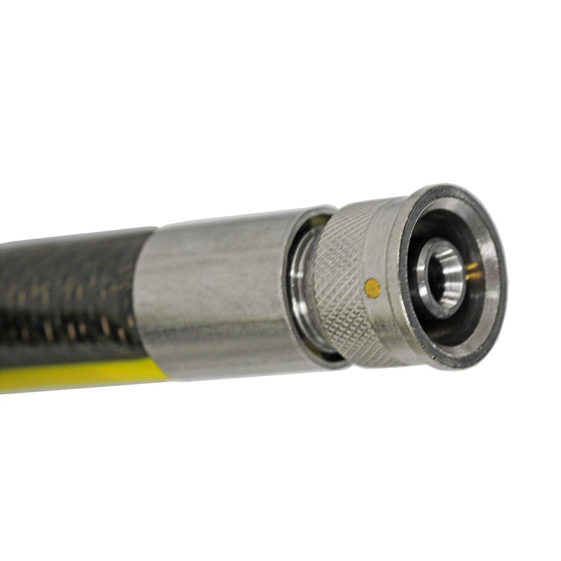 SPARES2GO Universal 'Micropoint' Oven Cooker Gas Supply Hose Pipe (5ft