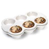 Hiceeden Pack of 2 6 Cups Ceramic Muffin Mould Non-Stick