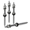 Vooxa Hanger Bolts M10 x 300 Pre-Assembled Stainless Steel V2A