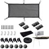 KUBDPQOR Under Desk Cable Management Tray, 128 PCS Under Table