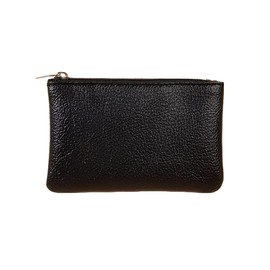 Pinkrin Women's Purse - Elegant Medium Wallet Made of Soft PU Leather - Slim Wallet with Zip - Stylish and Functional Purse, black, Minimalist
