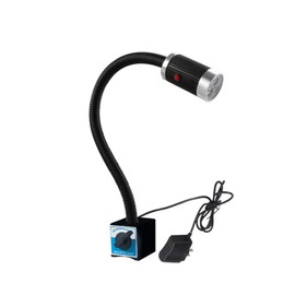 9W CNC Magnetic Work Light Waterproof IP54 Industrial Machine Lights 110-220V with 24in Gooseneck Lamp 600mm(9)