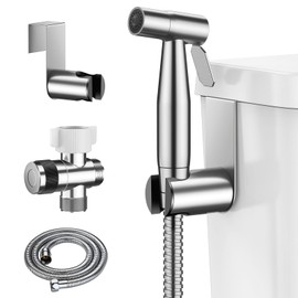 Handheld Bidet Sprayer for Toilet, BRITULIF Jet Sprayer for Toilet Muslim Shower, Adjustable Water Pressure with Bidet Attachment for Toilet for Feminine and Baby Wash