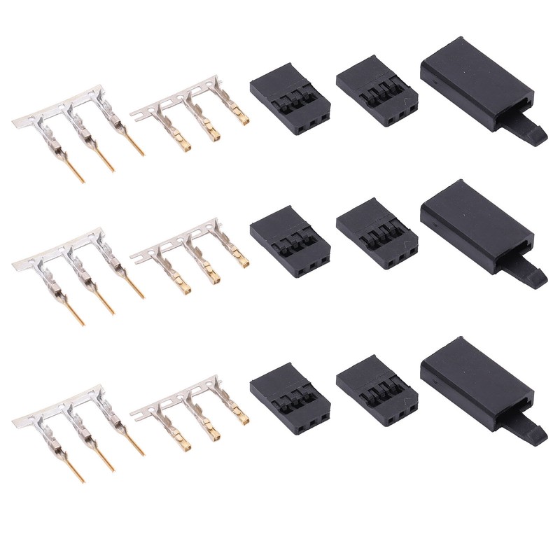 50PCS Servo Receiver Connector Plug with Lock and Male Female