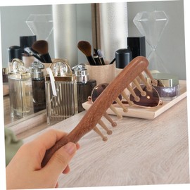 FOMIYES Sandalwood Massage Comb for Women Handcrafted Detangler for Scalp Relaxation Durable Ergonomic Design for Home Use and Hair Care