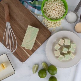Uncle Butch's Fudge - Creamy and Smooth Key Lime - Delicious and Decadent Handcrafted Fudge (16oz)