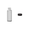 Nipter Plastic Bottles for Filling, Square Bottles, Transparent Smoothie Bottle,