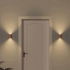 Step Light Wall Sconce Beech Wood Motion Dusk to Dawn