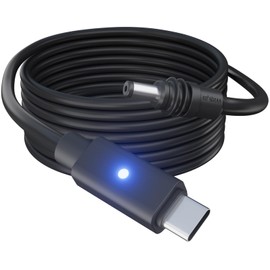 STARGEAR Starlink Mini Cable 6.5FT, 16AWG Starlink Cable with Indicator Light 140W USB C to DC, Accessories for Starlink Work with 60W+ PD Source, Compatible with 28V PPS 20V PD Protocols