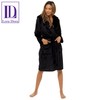 Ladies Robe Luxury Fleece Hooded Bathrobe for Teen Girls House