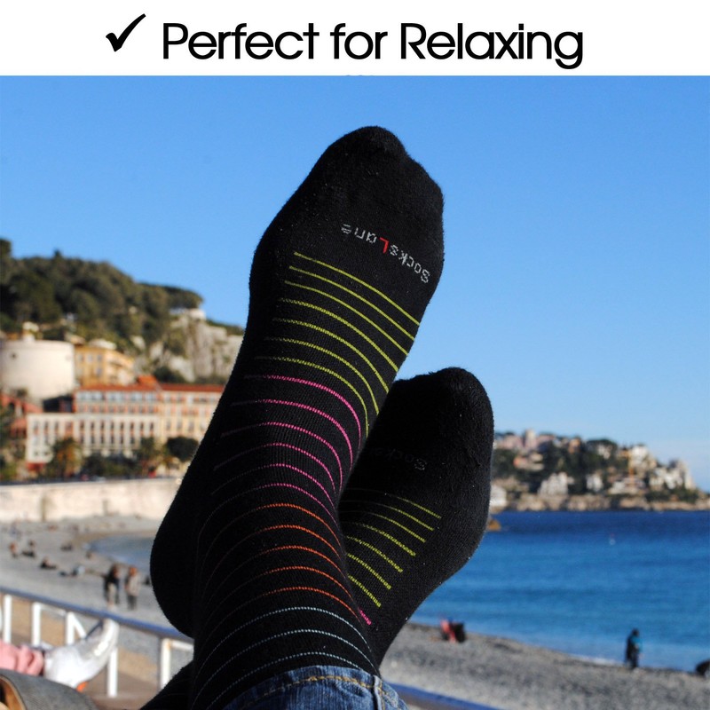 SocksLane Cotton Compression Socks for Women & Men. 15-20 mmHg