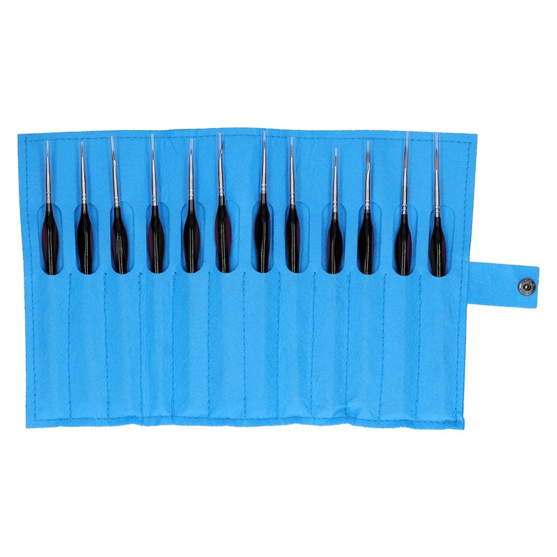 12Pcs Paint Brush Set for Face MakeUp Nail Scale Model