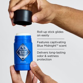 Jack Black Blue Midnight Pit Boss Men’s Deodorant, 2.75 oz. – Men’s Stick Deodorant, Antiperspirant for Men, Maximum Odor & Sweat Control, Long-Lasting Protection