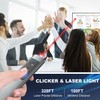 Rechargeable Presentation Clicker for Laptop PowerPoint, USB-A USB-C Presentation Pointer,