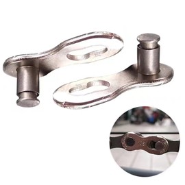 WUDQIJI Bicycle Missing Link Bicycle Chain Link 8 Pairs Chain Lock 8 Speed Bicycle Chain Link Quick Link for 6 7 8 Speed Chain (8 Speed)