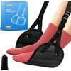 Airplane Foot Hammock, Portable Leg Rest with Removable Cushion for