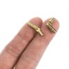 QUARKZMAN Pack of 40 Invisible Brass Barrel Hinges 4 x
