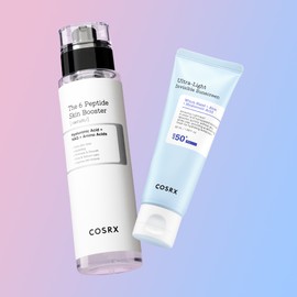COSRX Peptide Serum + Invisible Sun Serum SPF50+ PA++++ 2-piece set / 코스알엑스 펩타이드 세럼 + 인비저블 선세럼 SPF50+ PA++++ 2종 세트