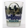 St. Louis Missouri Clear Collage Emblem Shot Glass