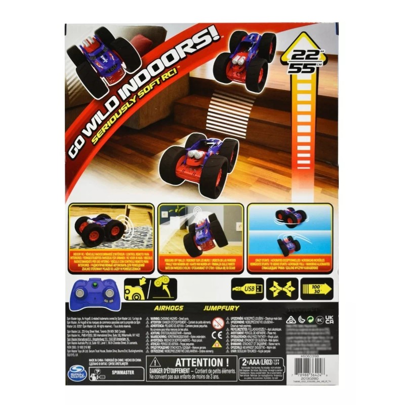 Air Hogs Super Soft Auto Radio Control Jump Fury Spin