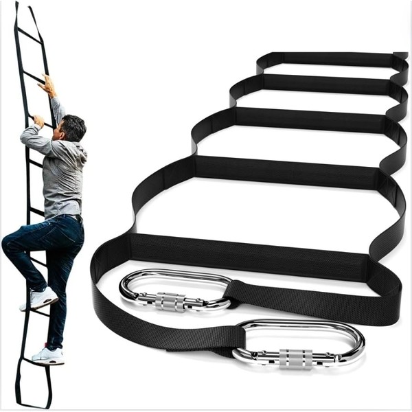 Rope Ladder 2-Story 13 ft | Rope Escape Ladder for