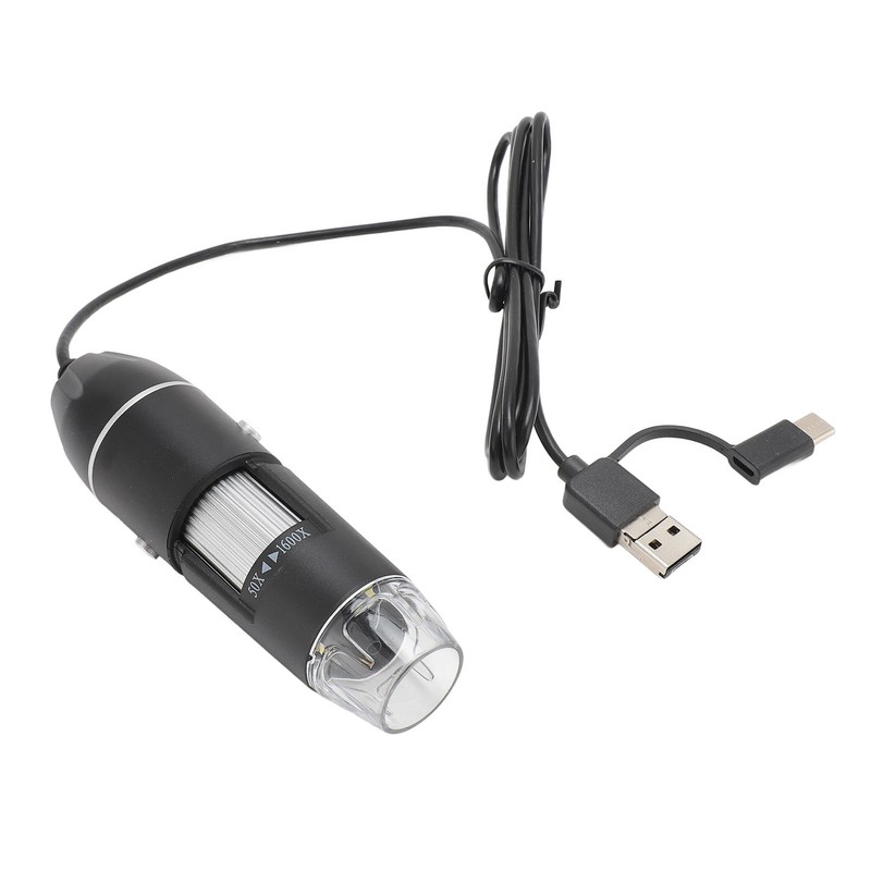 Digital Microscope 1600X 1080P HD USB Type C Micro USB