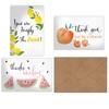 Pro Supply Global Fruit Thank You Cards With Envelopes 24