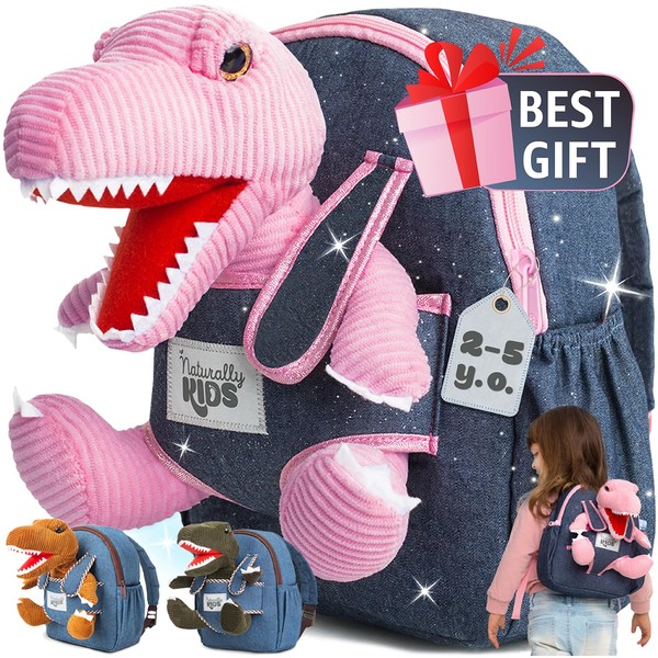 Pink Dinosaur Toys for 3-5 Year Old Girls, Toddler Christmas and Birthday Gifts