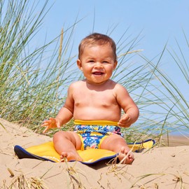 Splash About Happy Nappy Duo Reusable Swim Nappy, Garden Delight, 3-6 Months