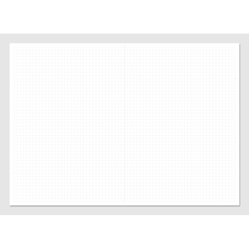 [B5-format Square Notebook, 0.2 inch (5 mm) Ruled] 30 Sheets,