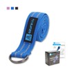 A AZURELIFE Premium2 in 1 Yoga Mat Strap, Adjustable Anti-slip