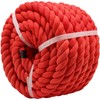 Red Cotton Rope 1 Inch x 25 Feet Natural Thick
