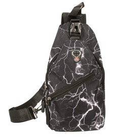 WESTEND Novelty Crossbody Sling Bag Backpack with Adjustable Strap for Men and Women, Lighting