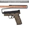Hold Up Displays Pistol Hanger Gun Safe Shelf or Bookshelf