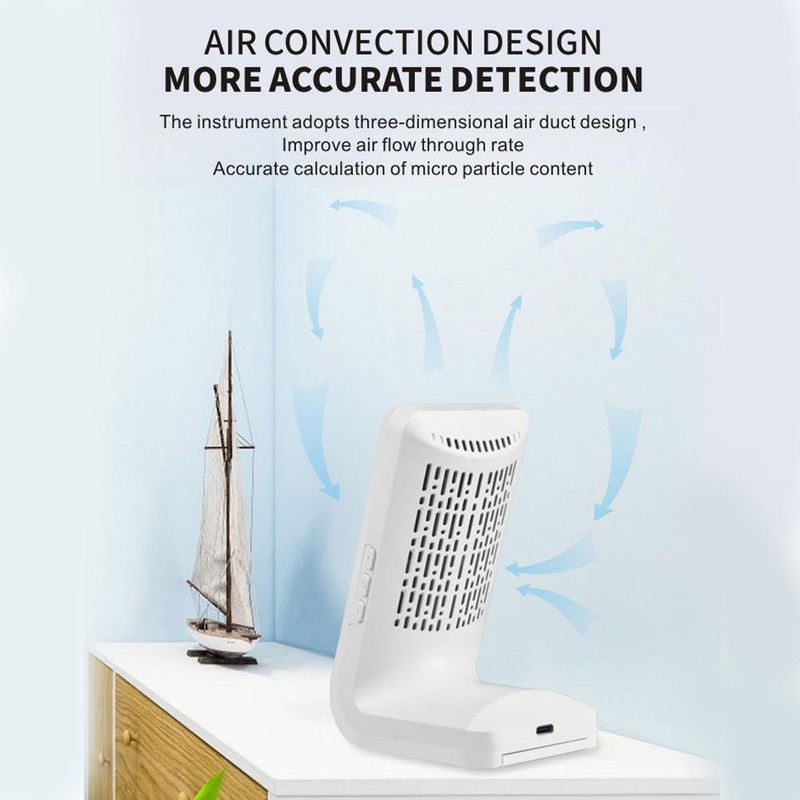 Air Quality Monitor CO2 Detector Temperature Meter Humidity Meter Instantly