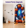 Halloween Photo Backdrop- Reusable Double-Sided Background for Parties and Events