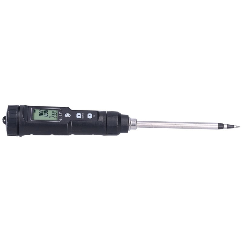 Soil Tester PH Meter, EC Meter Termperature Monitor Soil Conductivity