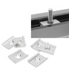 6PCS Aluminum Kayak Adapter Anodized Tight Connection Track Adapter Plates